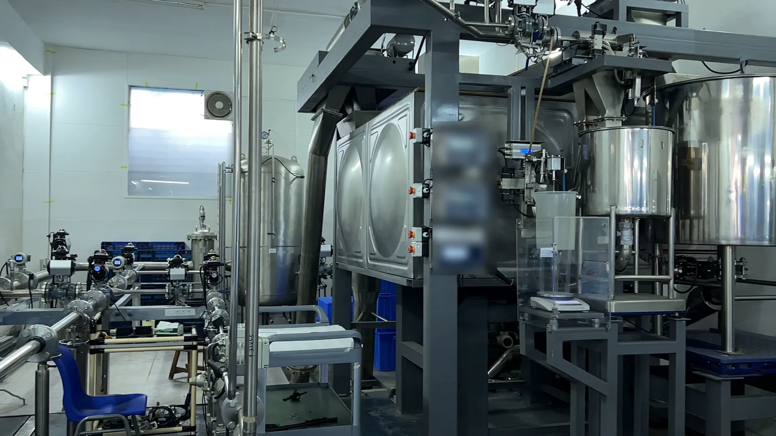 Water flow test line for ultrasonic flow meters at SEGMENsensor