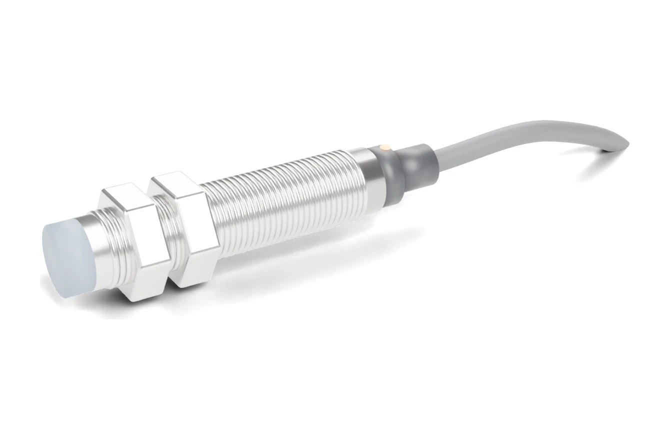 Rendering eines nicht bündigen induktiven SEGMENsensor-Näherungsschalters M12 mit 2 m Kabel