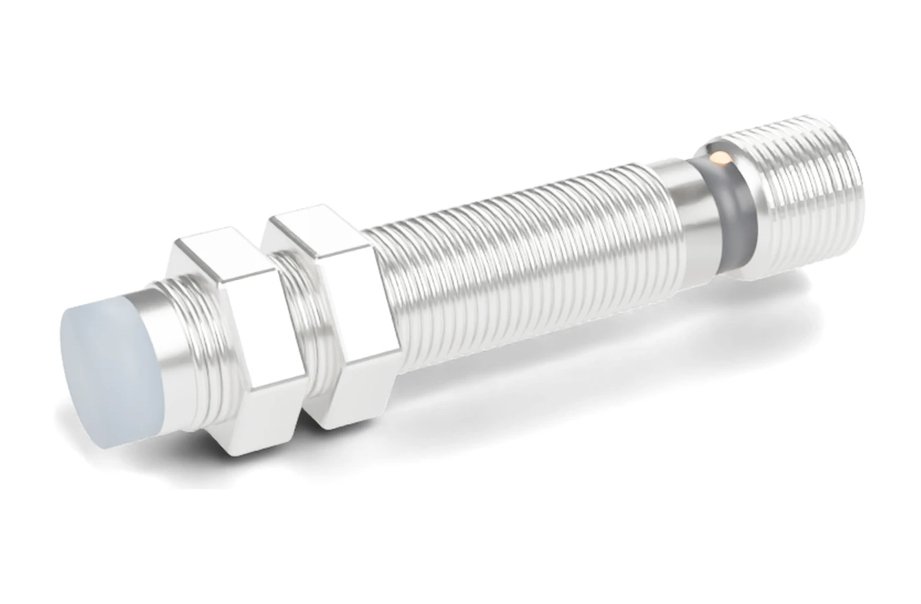 Rendering eines nicht bündigen induktiven SEGMENsensor-Näherungsschalters M12 mit M12-Stecker
