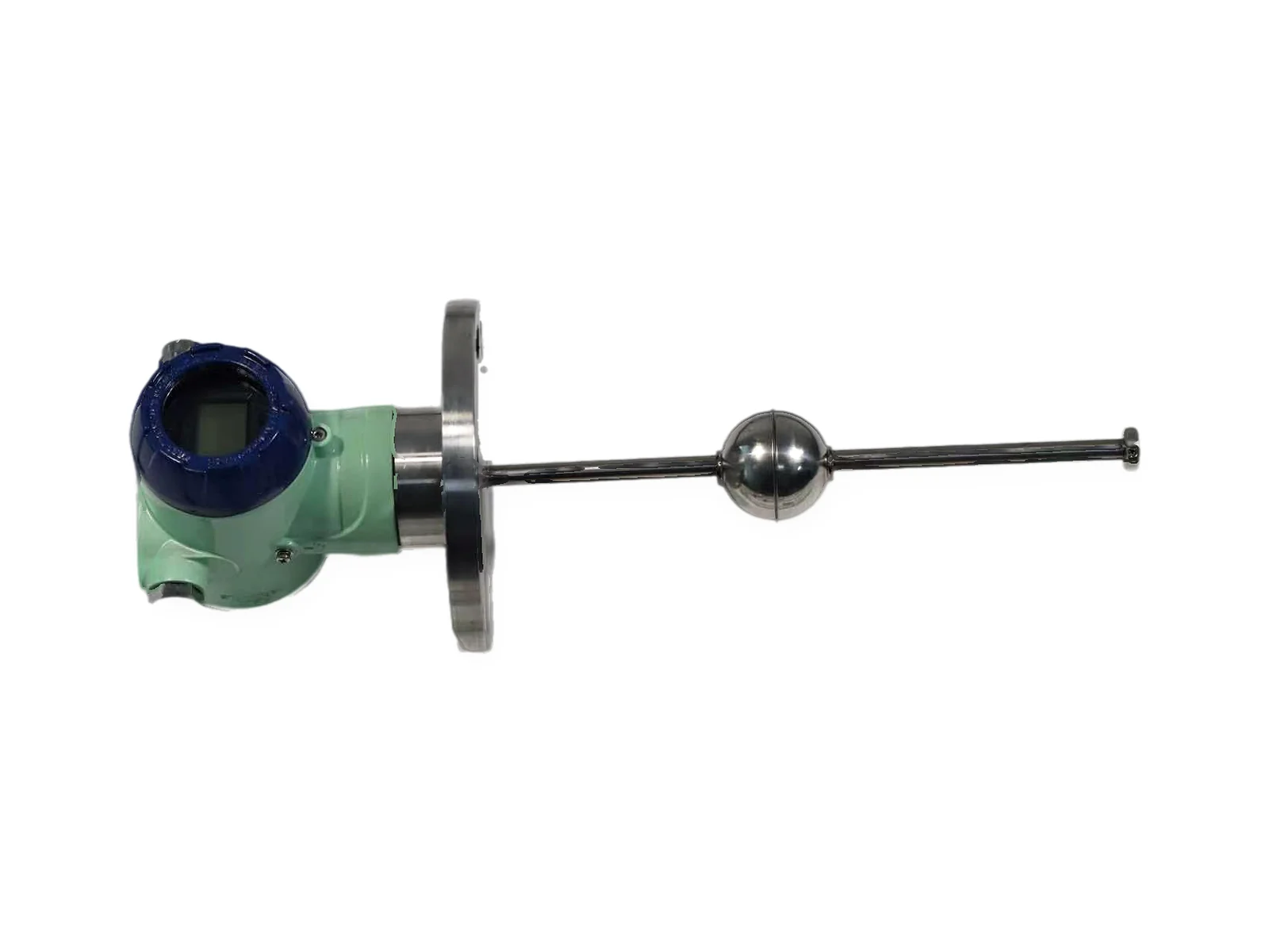 SEGMENsensor SE-LX20 explosionsgeschützter magnetostriktiver Füllstandstransmitter mit Flansch, Stabsonde und Kugelschwimmer