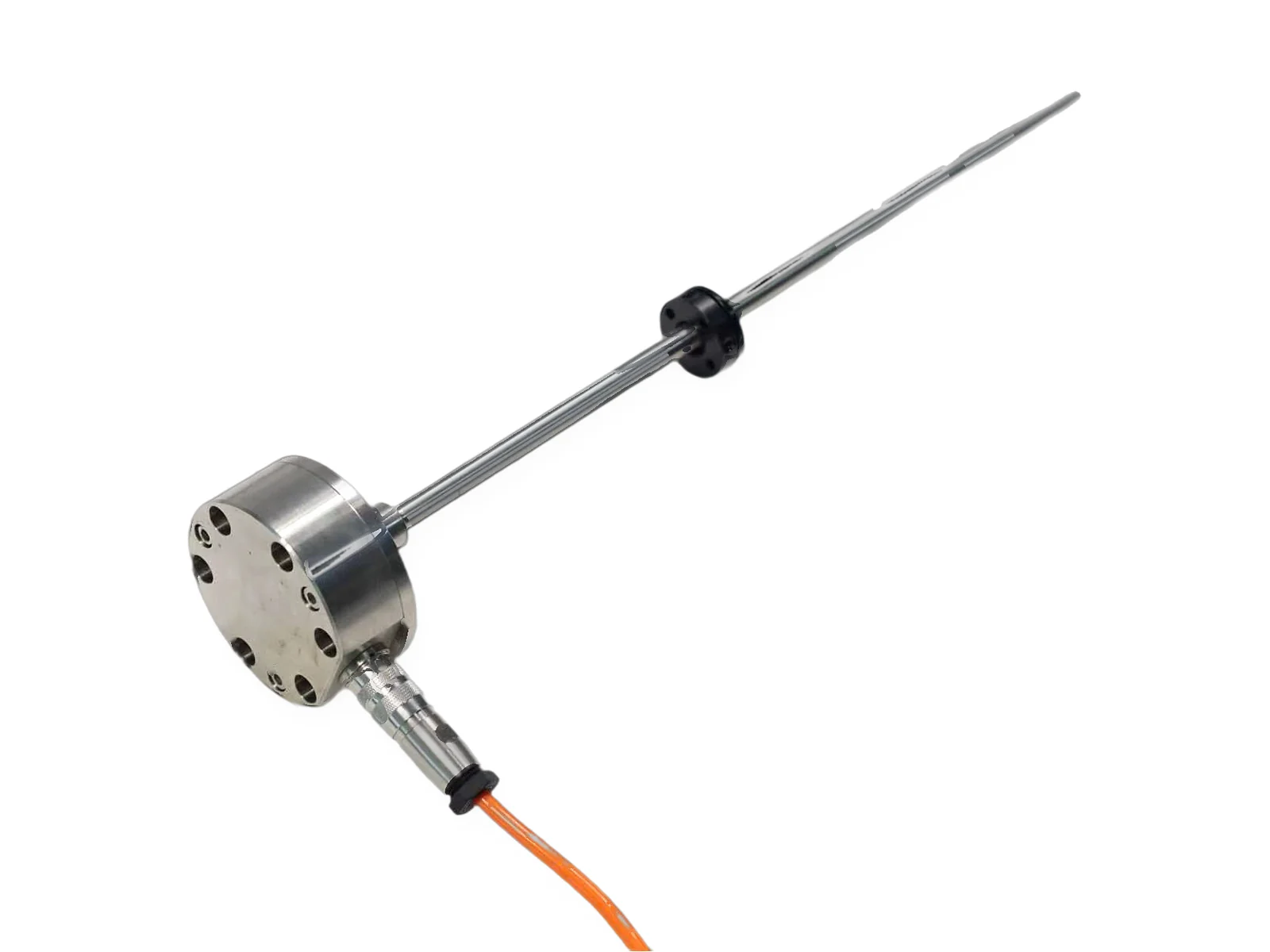 Magnetostriktiver Wegsensor SGM-PF10 mit flachem Scheibenkopf für Hydraulikzylinder – SEGMENsensor