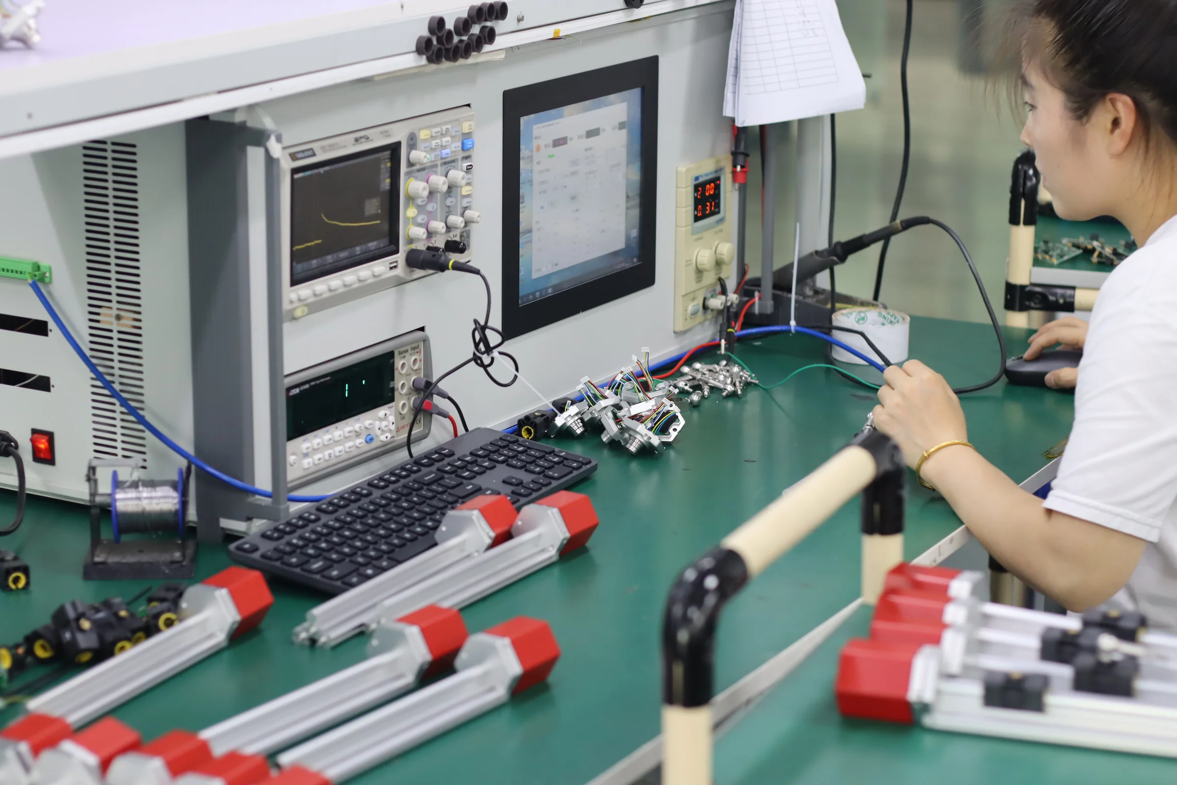 SEGMENsensor magnetostrictive sensor production testing