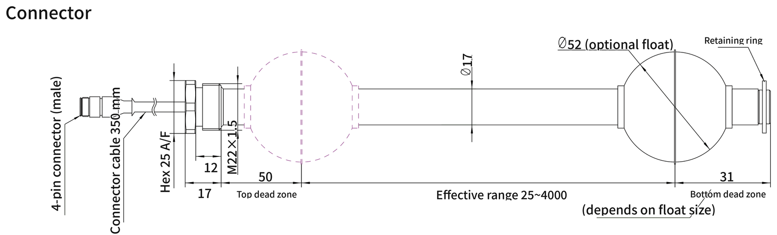 SGM-LK10 dimension drawing 1 (mm)