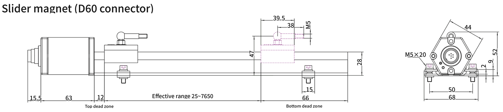 SGM-PE10 dimension drawing 1 (mm)