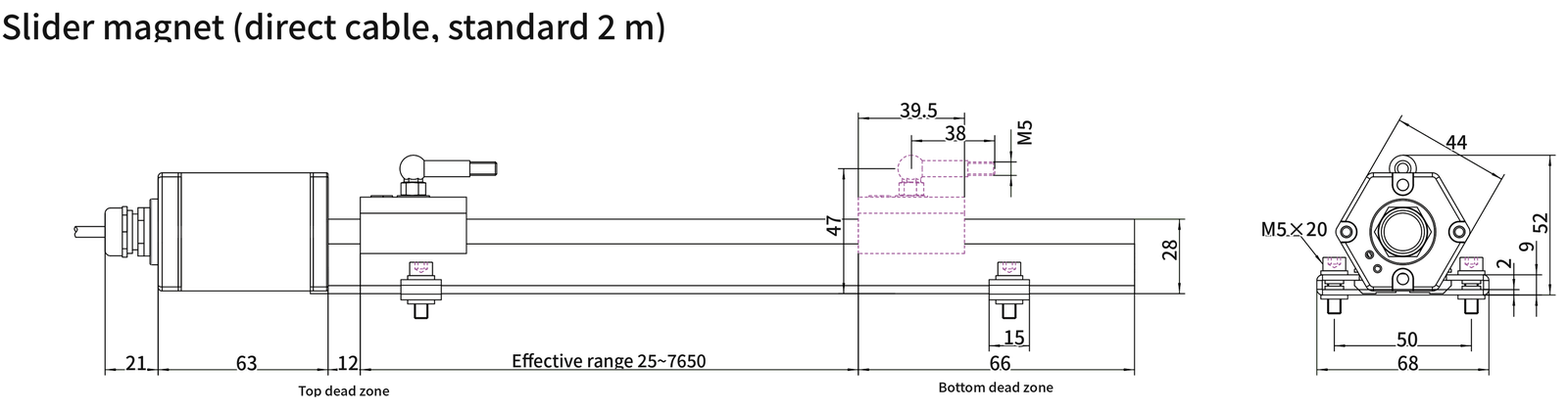 SGM-PE10 dimension drawing 2 (mm)