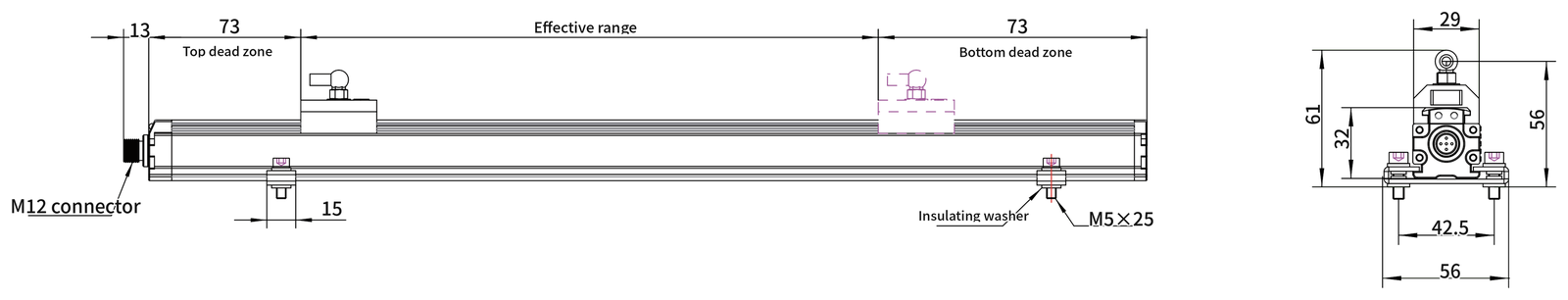 SGM-PE20 dimension drawing 1 (mm)